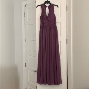 Vera Wang purple floor length gown